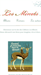 Mobile Screenshot of editionslesminots.com