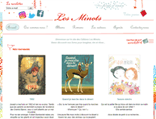 Tablet Screenshot of editionslesminots.com